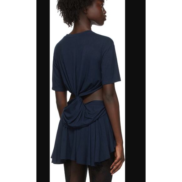 KATHRYN BOWEN Twisted Cutout T-shirt Size XL - Picture 12 of 12